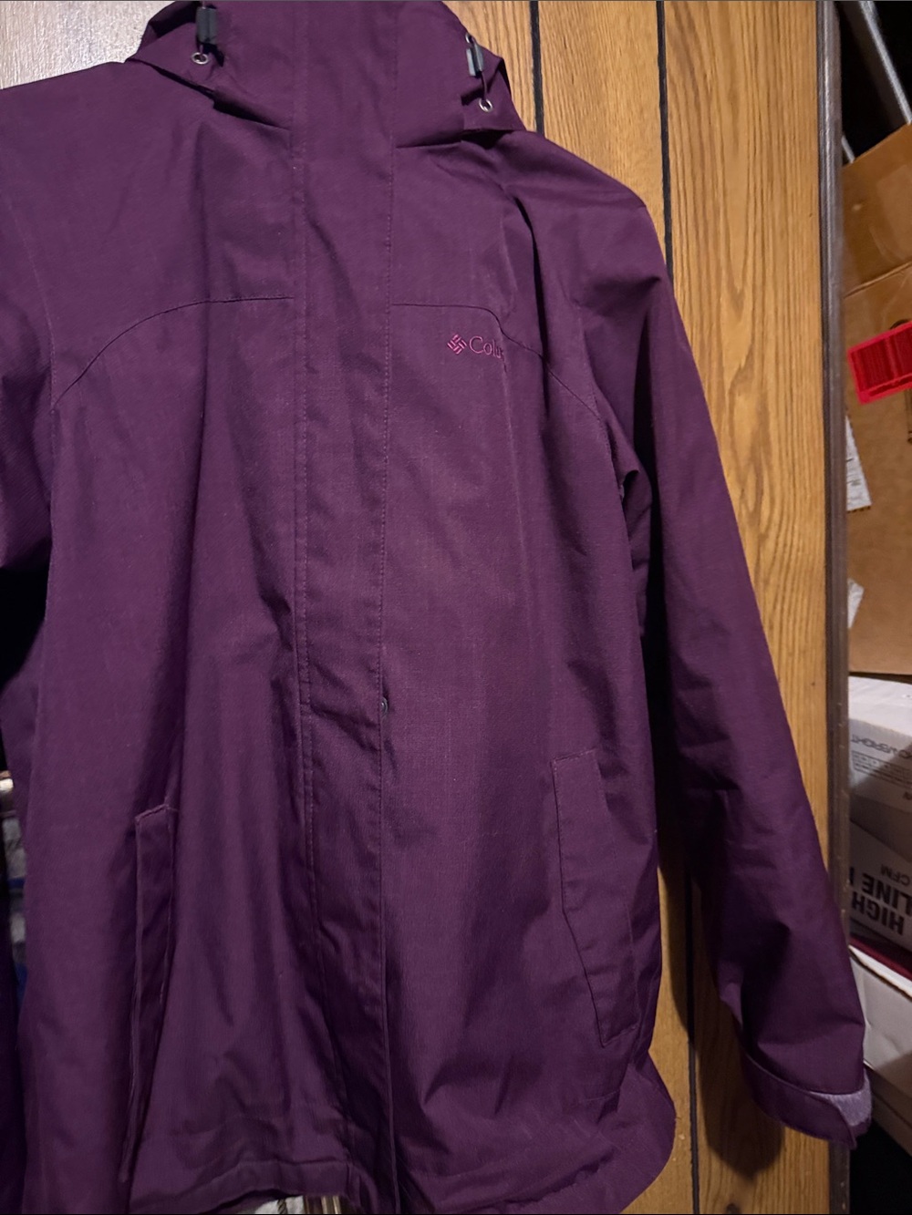 Columbia Plum Hooded Raincoat - Men's
